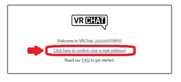 email from VRC