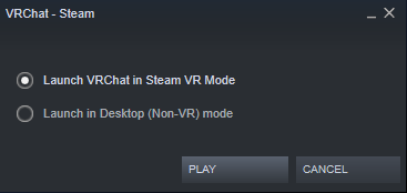 Steam VRC launch