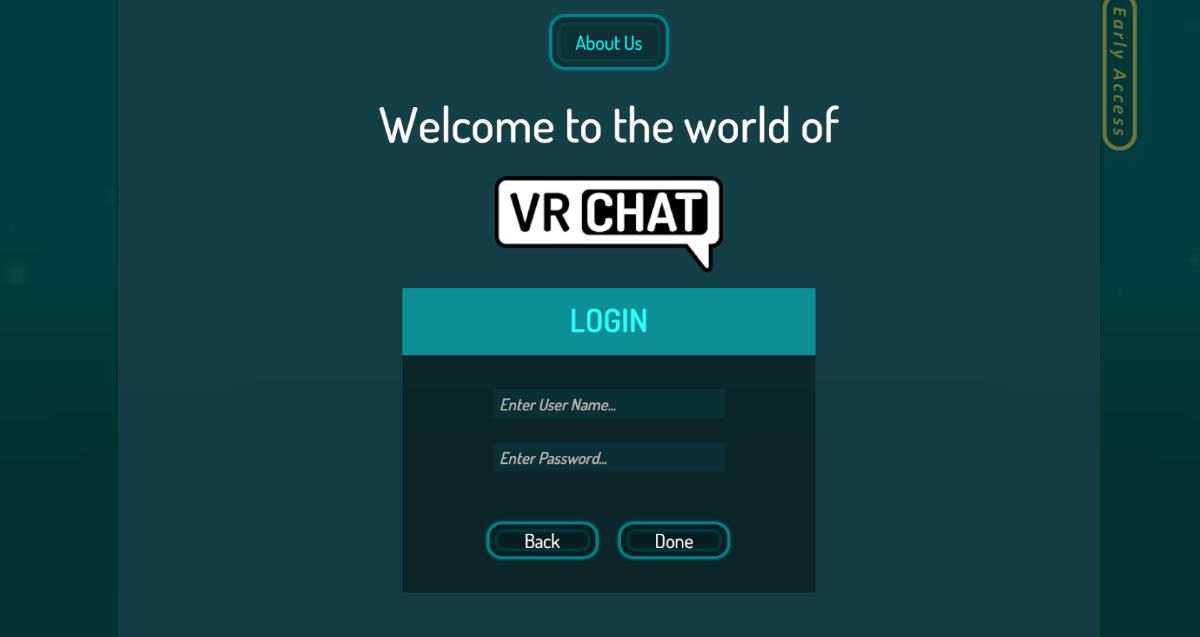 VRC login 2